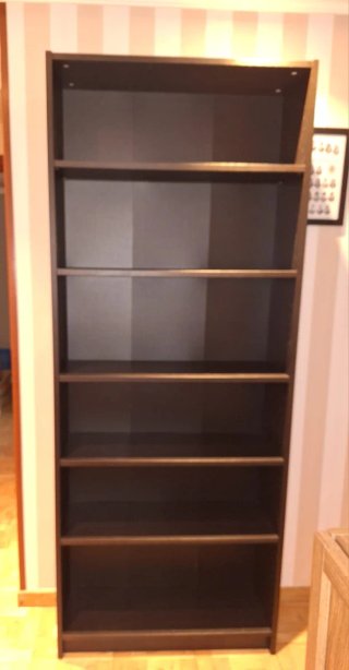 Estantería Ikea Negra/Marrón