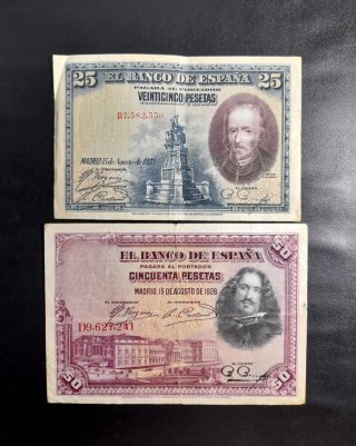 🇪🇸 Billetes España 1928