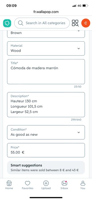 Cómoda Antigua Madera Mallorca