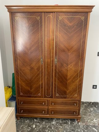 Dormitorio completo doble (2x90) madera