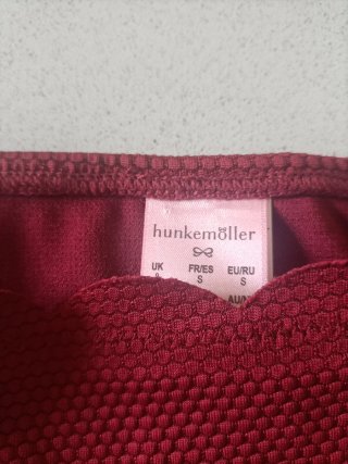 Bikini Hunkemöller negro con volantes
