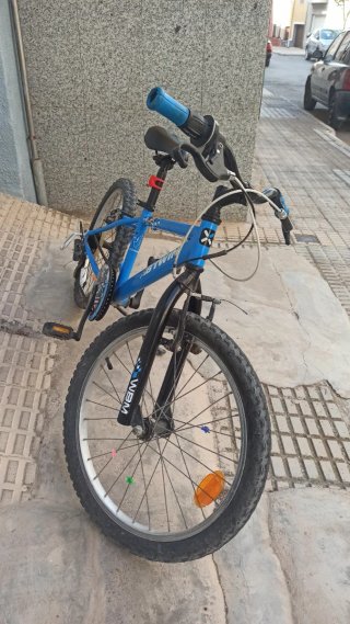 Bicicleta infantil 20 azul