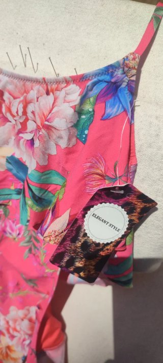 NUEVO Bañador trikini Calzedonia floral rosa