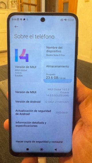 Xiaomi Redmi Note 9 Pro Blanco