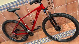 Bicicleta Montaña 29 Rígida Roja