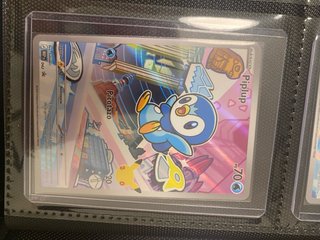 Pack 3 Cartas Pokémon: Turtwig, Chimchar, Piplup