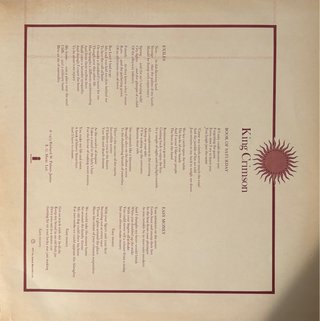 Vinilo King Crimson - Larks’ Tongues in Aspic 1973