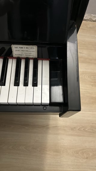 Piano de pared 88 teclas negro