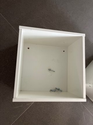 Baldas cubo Ikea blancas (2 unidades)