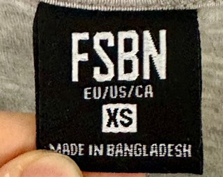 Camiseta tirantes FSBN gris talla XS
