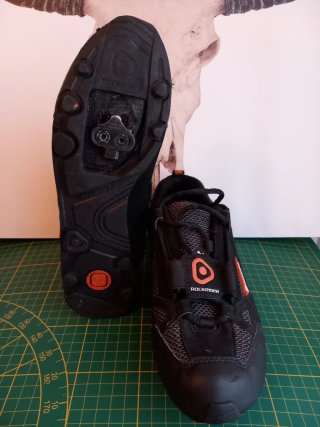 Zapatillas Ciclismo Rockrider ST 100 T38 + Calas