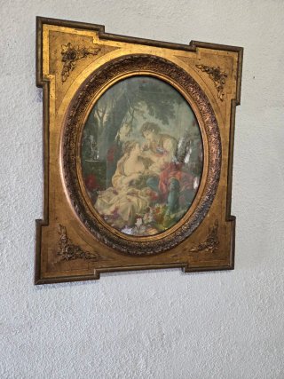 Cuadro François Boucher mediados siglo XX
