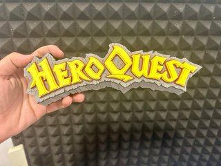 HeroQuest - Logo 3D (25 cm) - 3 x 40€