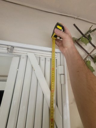 Reja extensible blanca