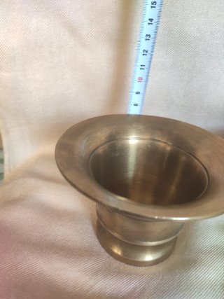 Morteros antiguos de bronce