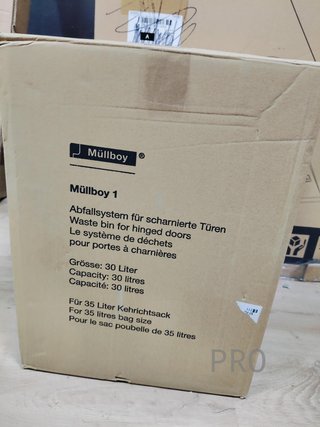 Cubo de basura para puerta