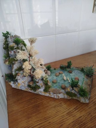 Miniatura Belén  Cascada