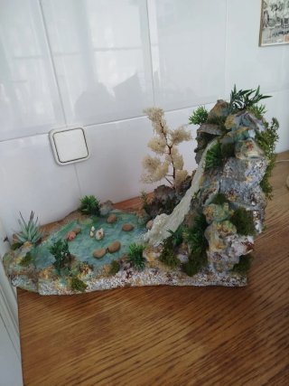 Miniatura Belén  Cascada
