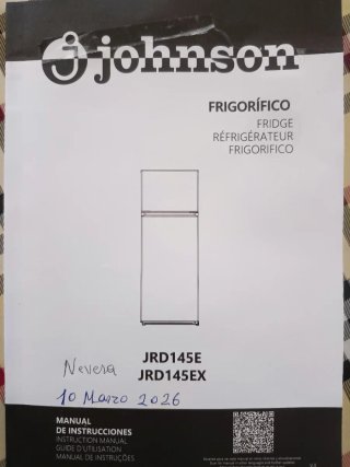 Nevera Johnson en garantía