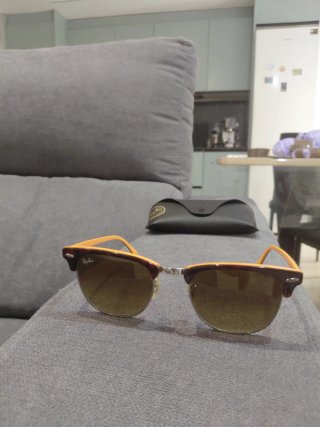 Gafas de sol Ray-Ban Clubmaster Marrón/Naranja