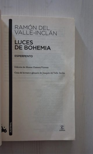 Luces de bohemia esperpento