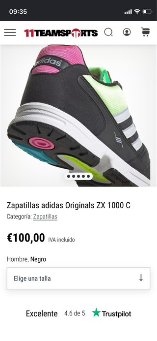 Zapatillas Adidas ZX 1000 C Talla 48