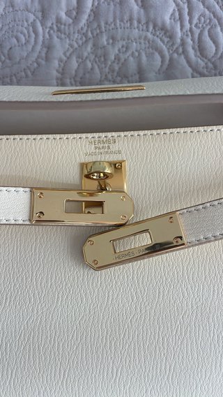 Bolso Hermès Blanco/Crema Nuevo