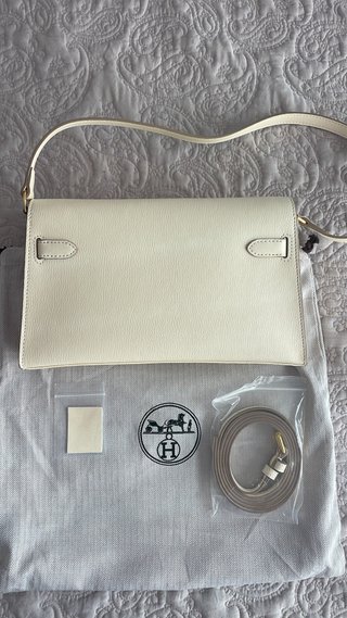 Bolso Hermès Blanco/Crema Nuevo