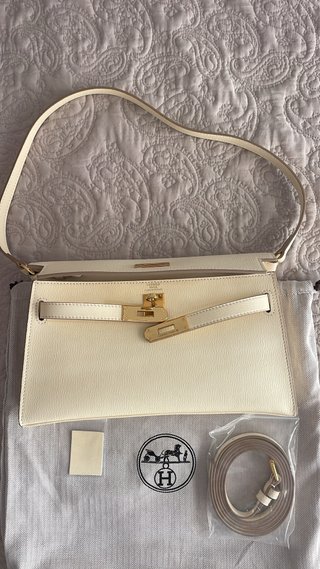 Bolso Hermès Blanco/Crema Nuevo