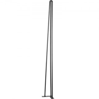 Gambe per tavolo a hairpin nere da 91,4 cm, set di 4 gambe per scrivania, capacità di carico 399,2 kg (ogni 99,8 kg)