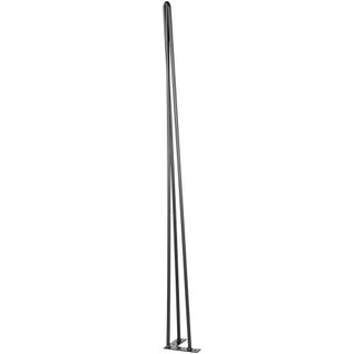 Gambe per tavolo a hairpin nere da 91,4 cm, set di 4 gambe per scrivania, capacità di carico 399,2 kg (ogni 99,8 kg)
