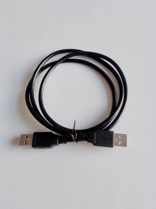 Cable USB Macho-Macho Negro