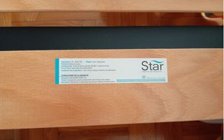 Somier Star  Cama 80x180 + Colchón