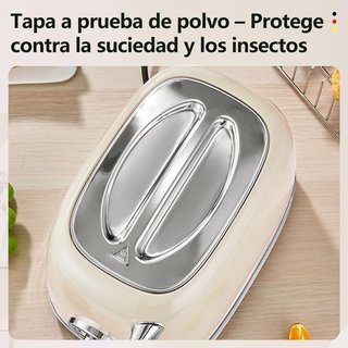 Tostadora retro 2 rebanadas