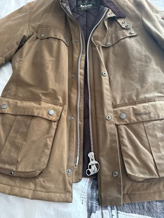Cazadora Barbour Marrón Claro