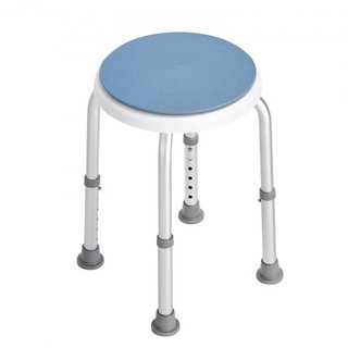 Silla de Ducha Giratoria 360 Grados, Taburete de Ducha de Altura Ajustable, Silla de Baño para Ducha o Bañera, Banco Antideslizante para Ancianos, Discapacitados y Personas con Movilidad Reducida,...