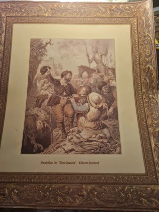 Lote lámina  antigua La Vacunación más regalos