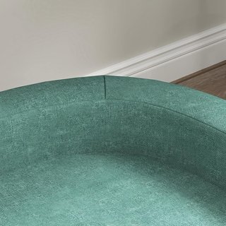 Sofá para Perros de Tamaño Grande con Patas Elevadas y Cojín Desmontable, Sofá para Perros de Poliéster y Madera, 98X67X25 Cm, Verde Claro