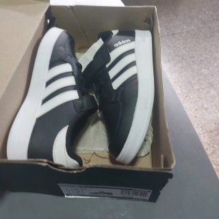 Zapatillas Adidas Niños Negro/Blanco