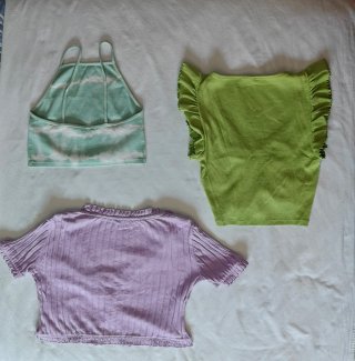 Pack 3 Tops Zara Mujer Talla M