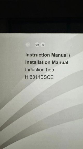 Placa de inducción Hisense HI6311BSCE