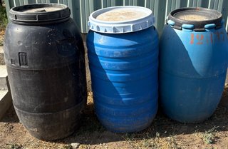 Bidones 200L Plástico Negro