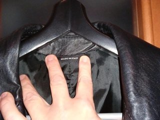 Giacca lunga vera pelle Made in Italy