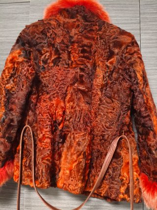 Chaqueta Astracán y Zorro Tonalidades Marrones