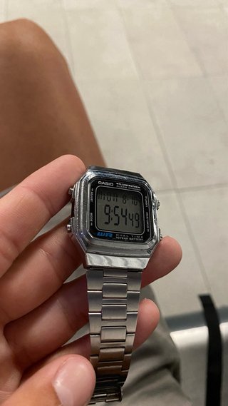 Reloj Casio Digital Plata
