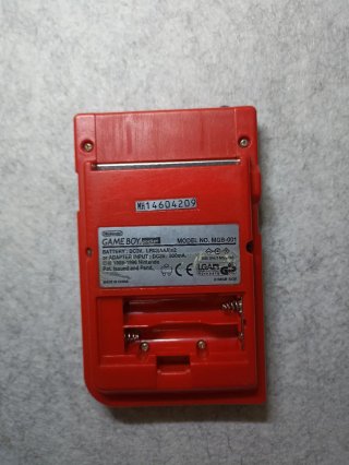 Game Boy Pocket Rosso Nintendo