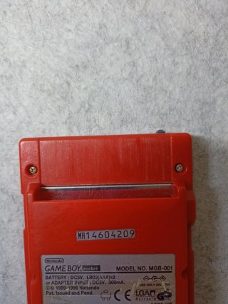 Game Boy Pocket Rosso Nintendo