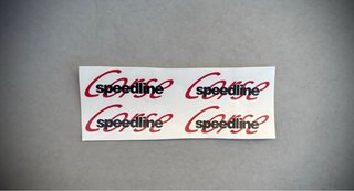 Pegatinas Speedline Rojas