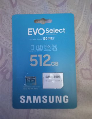 MicroSD 512gb Samsung EVO Select