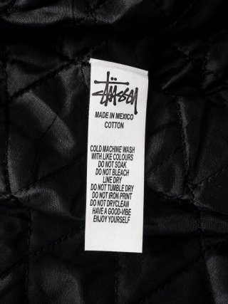 Chaqueta Bomber Stussy Reworked Negra Talla L
